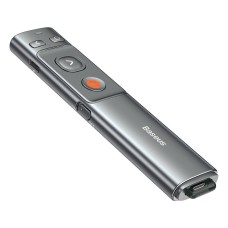 Лазерна указка Baseus Orange Dot Wireless Presenter (Red Laser) (Charging) Grey WKCD000013