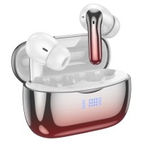 Бездротові Bluetooth навушники HOCO EQ16 Shine true wireless ANC+ENC BT 5.3 Red Glaze