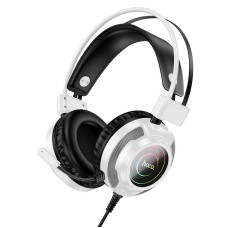 Провідні навушники HOCO W110 Resource gaming headphones USB+AUX White