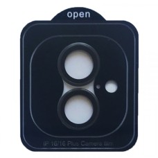 Захисне скло Camera METAL for iPhone 16 / iPhone 16 Plus black