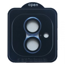 Захисне скло Camera METAL for iPhone 16 / iPhone 16 Plus blue