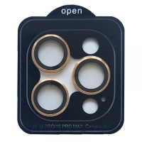 Захисне скло Camera METAL for iPhone 16 Pro / iPhone 16 Pro Max gold