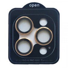Захисне скло Camera METAL for iPhone 16 Pro / iPhone 16 Pro Max gold