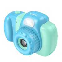 Фотоапарат дитячий HOCO DV201 Dual lens children camera Blue