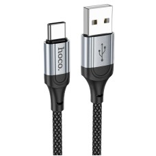 Кабель HOCO X102 Fresh charging data cable USB to Type-C 3A 1m Black