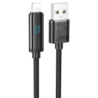 PD Кабель HOCO U127 Power PD charging data cable USB Lightning 1,2m Black