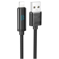 PD Кабель HOCO U127 Power PD charging data cable USB Lightning 1,2m Black