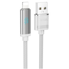 PD Кабель HOCO U127 Power PD charging data cable USB Lightning 1,2m Gray