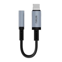 Перехідник Wiwu Wi-C047L Legend Audio Convertor (0.15m) Lightning to 3.5mm black