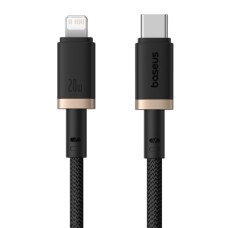 PD кабель Baseus Dura Series Type-C to Lightning 20W 2m Black-gold P10377800U01-02