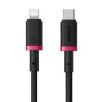 PD кабель Baseus Dura Series Type-C to Lightning 20W 1m Black-red P10377800U01-01