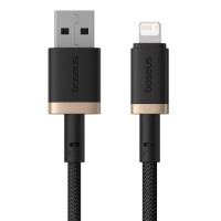 USB кабель Baseus Dura Series USB to Lightning 2.4A 1m Black-gold P10377801U01-00