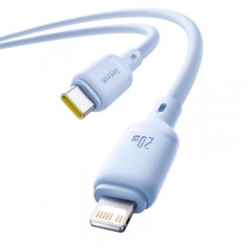 PD кабель Baseus Silky Series Type-C to Lightning 20W 1m Blue P10377700313-00