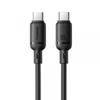 Кабель Baseus Silky Series Type-C to Type-C 100W 5A 2m Black P10377704113-01