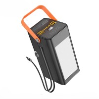 Повербанк портативний акумулятор Power bank Hoco DB49 Action fully compatible 100 000mAh 22.5W Black