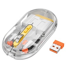 Комп'ютерна Миша Hoco GM35 General dual-mode silent wireless mouse (battery version) 2.4G+BT Space gray