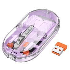 Комп'ютерна Миша Hoco GM35 General dual-mode silent wireless mouse (battery version) 2.4G+BT Purple