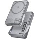 Повербанк портативний акумулятор Power bank Hoco Q36A Sunlight MagSafe магнітний 20W 10000 mAh Metal-grey