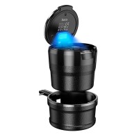 Автомобільна попільничка Hoco ZP11 Delta car ashtray Black