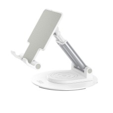 Настільний утримувач XO C139 Desktop 360° rotating metal round base stand White