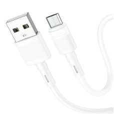 Кабель HOCO X83 USB Micro-USB Victory charging data cable 1m White