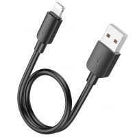 Кабель HOCO X96 Hyper charging data cable USB iP Lightning (L=0.25M) Black