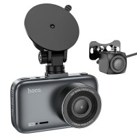 Відеореєстратор HOCO DV6 Driving recorder with 3-inch display (with rear camera) Grey