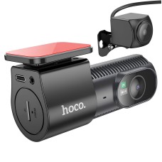 Відеореєстратор HOCO DV8 2K display hidden driving recorder (with rear camera) Wi-Fi Black