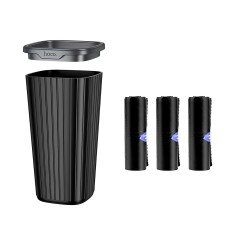 Автомобільний контейнер для сміття HOCO ZP12 Flash car trash can 800 ml Black