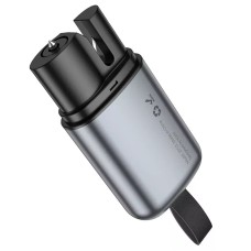 Автомобільний молоток - ніж для ремнів безпеки Hoco ZP15 King car safety hammer Grey