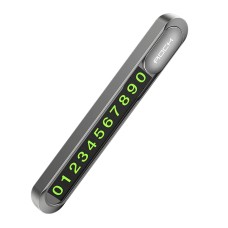 Автовізитка тимчасова карта паркування Rock Metal Temporary Parking Card Grey