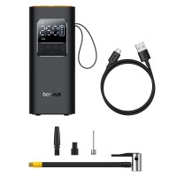 Автомобільний компресор насос Baseus SuperMini Pro Series Wireless Car Inflator 4000 mAh Black C11159300111-00