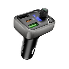 FM - трансмітер BOROFONE BC38 Flash Energy car PD20W+QC3.0 2USB Black