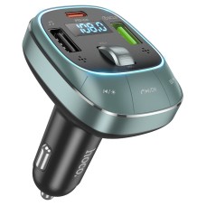 FM - трансмітер HOCO E76 Pole with Bluetooth PD45W QC3.0 Space black