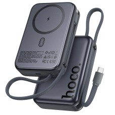 Повербанк портативний акумулятор Power bank Hoco Q44A MagSafe Origen dual magnetic PD 45W 20000 mAh Grey