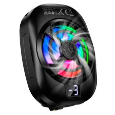 Кулер для телефону HOCO GM76 Blue diamond mobile phone cooler 3 Speed Black