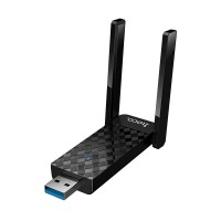 Роутер маршрутизатор Hoco HI34 external dual antenna wireless network card WiFi6 2.4G/5G 600Mbs Black