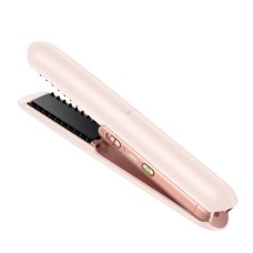 Бездротова плойка для волосся Hoco HP46 Explicit electric hair straightener Pink