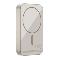 Повербанк портативний акумулятор Power bank Momax Q.Mag X1 MagSafe магнітний 10000 mAh Titanium