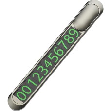 Автовізитка тимчасова карта паркування Wiwu CH021 Lotto Vehicle Temporary Parking Card Silver