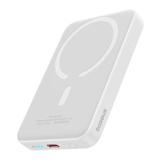 Повербанк портативний акумулятор Power Bank Baseus Magnetic Mini Air MagSafe магнітний 20W 10000 mAh White