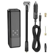 Автомобільний компресор насос Hoco ZP5 May smart air pump Black