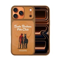 Чохол Polo Santa Barbara & Racquet Club QUESTA MagSafe iPhone 18 Pro Max Brown