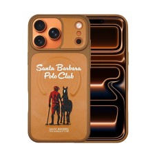Чохол Polo Santa Barbara & Racquet Club QUESTA MagSafe iPhone 18 Pro Max Brown