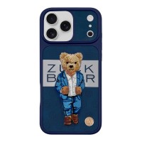Чохол Zuck Bear Paris Gentleman Leather Case iPhone 17 Pro Business Suit