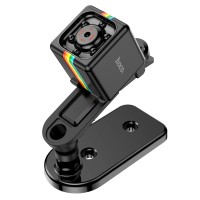 Портативна камера HOCO DI13 mini portable battery camera 1080p TF 30min Black