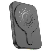 Повербанк портативний акумулятор Power bank Hoco J117 Esteem MagSafe магнітний 20W 5000 mAh Black