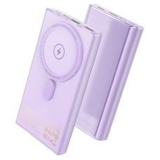 Повербанк портативний акумулятор Power Bank Hoco Q22 Taurus MagSafe 22.5W 10000 mAh Purple