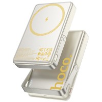 Повербанк портативний акумулятор Power bank Hoco Q36A Sunlight MagSafe магнітний 20W 10000 mAh Gold