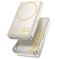 Повербанк портативний акумулятор Power bank Hoco Q36A Sunlight MagSafe магнітний 20W 10000 mAh Gold